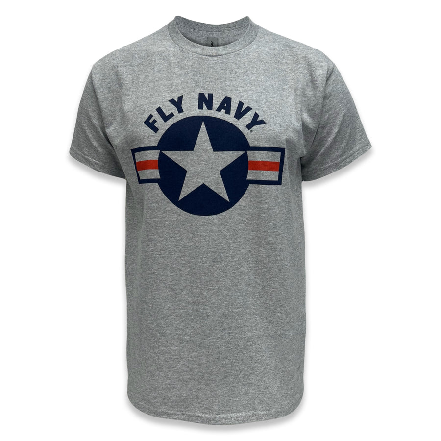 Navy Fly Navy T-Shirt (Grey)