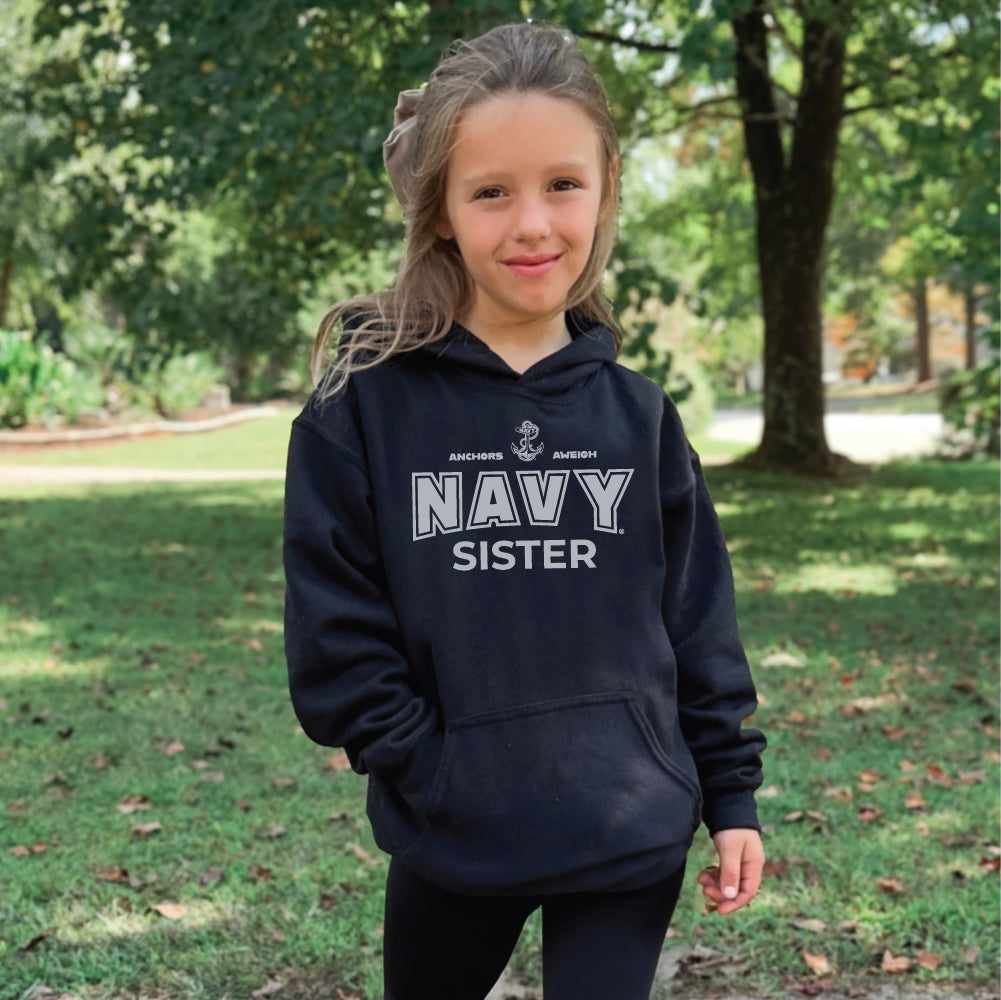 Navy Sister Youth Hood (Navy)