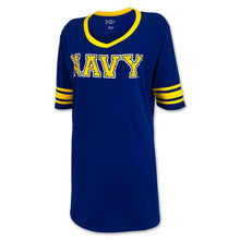 Load image into Gallery viewer, Navy Sleep Shirt