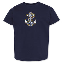 Load image into Gallery viewer, Navy Anchor Toddler T-Shirt