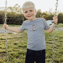 Load image into Gallery viewer, Navy Anchor Toddler T-Shirt