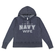 Load image into Gallery viewer, Navy Wife Ladies Hood