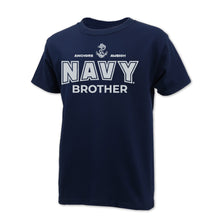 Load image into Gallery viewer, Navy Youth Brother T-Shirt (Navy)