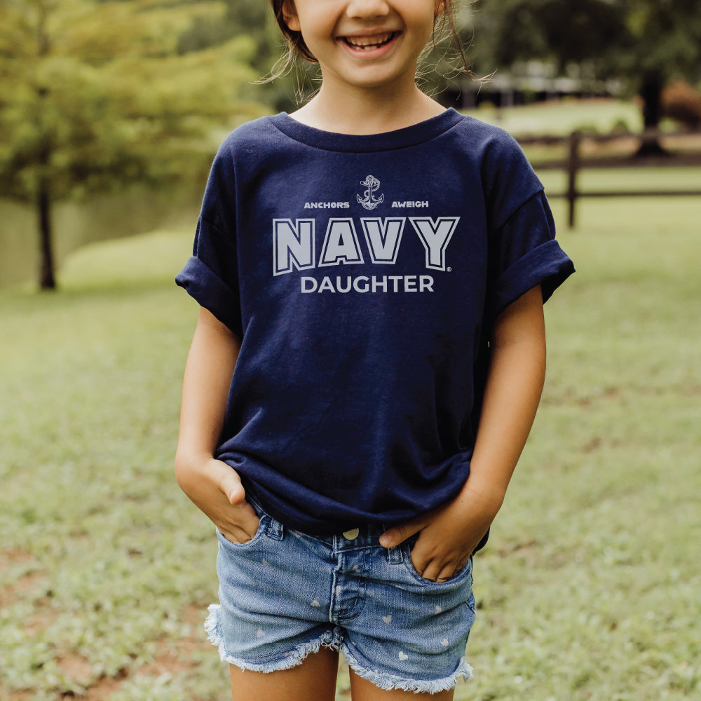 Navy Daughter Youth T-Shirt (Navy)