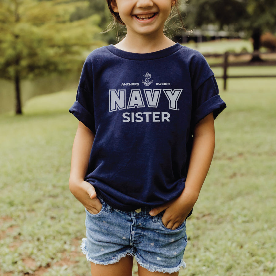 Navy Youth Sister T-Shirt (Navy)