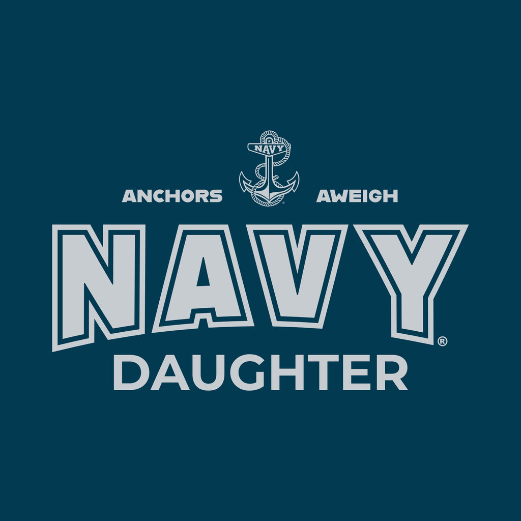 Navy Daughter Ladies Crewneck (Blue)