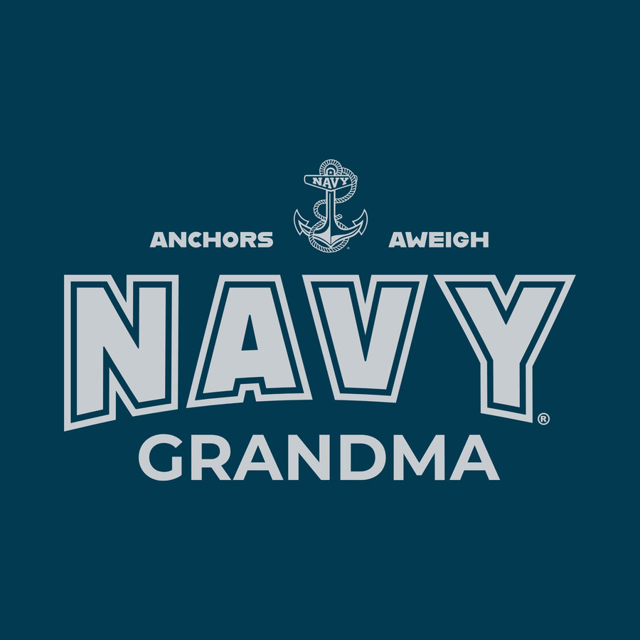 Navy Champion Grandma Ladies Crewneck (Blue)