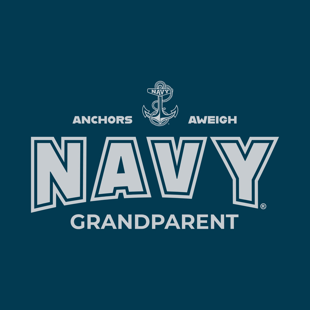 Navy Champion Grandparent Ladies Crewneck (Blue)