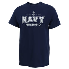 Load image into Gallery viewer, Navy Husband T-Shirt (Navy)