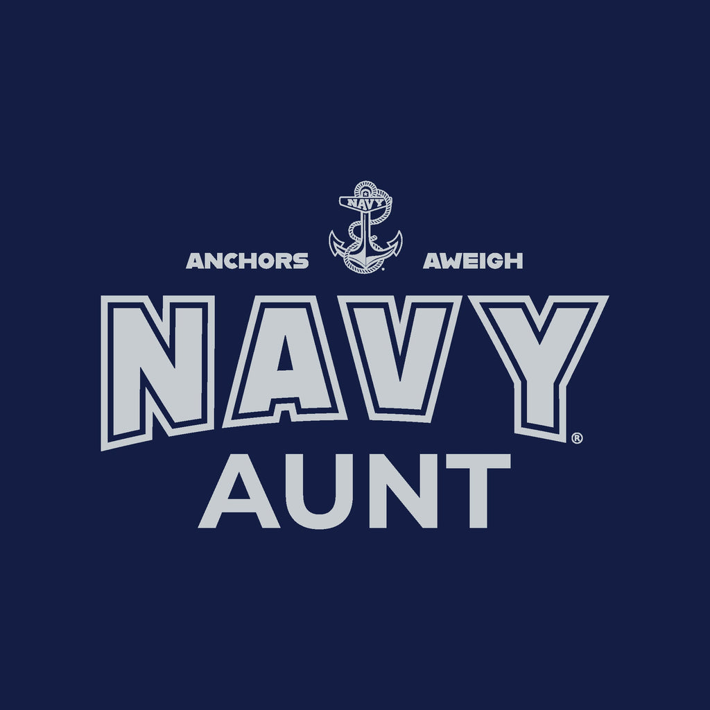 Navy Aunt Ladies T-Shirt (Navy)