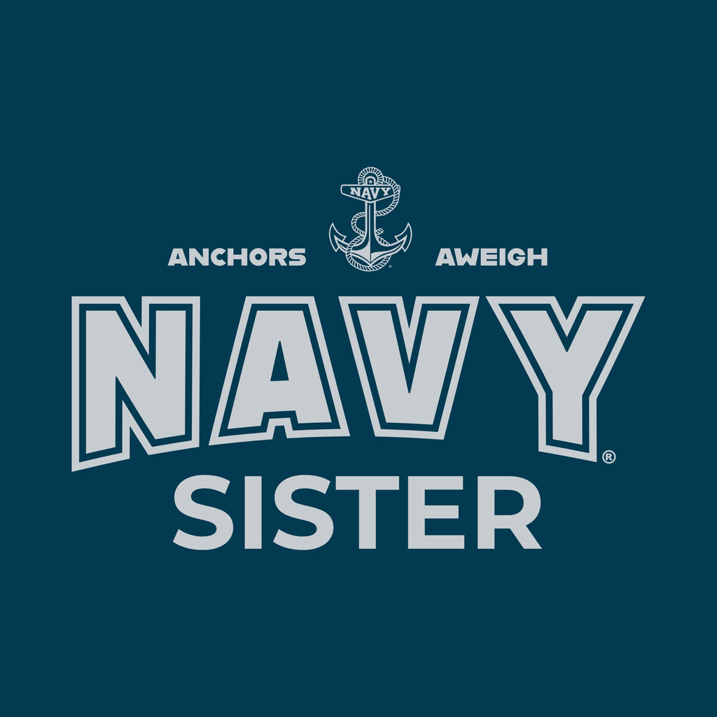 Navy Champion Sister Ladies Crewneck (Blue)