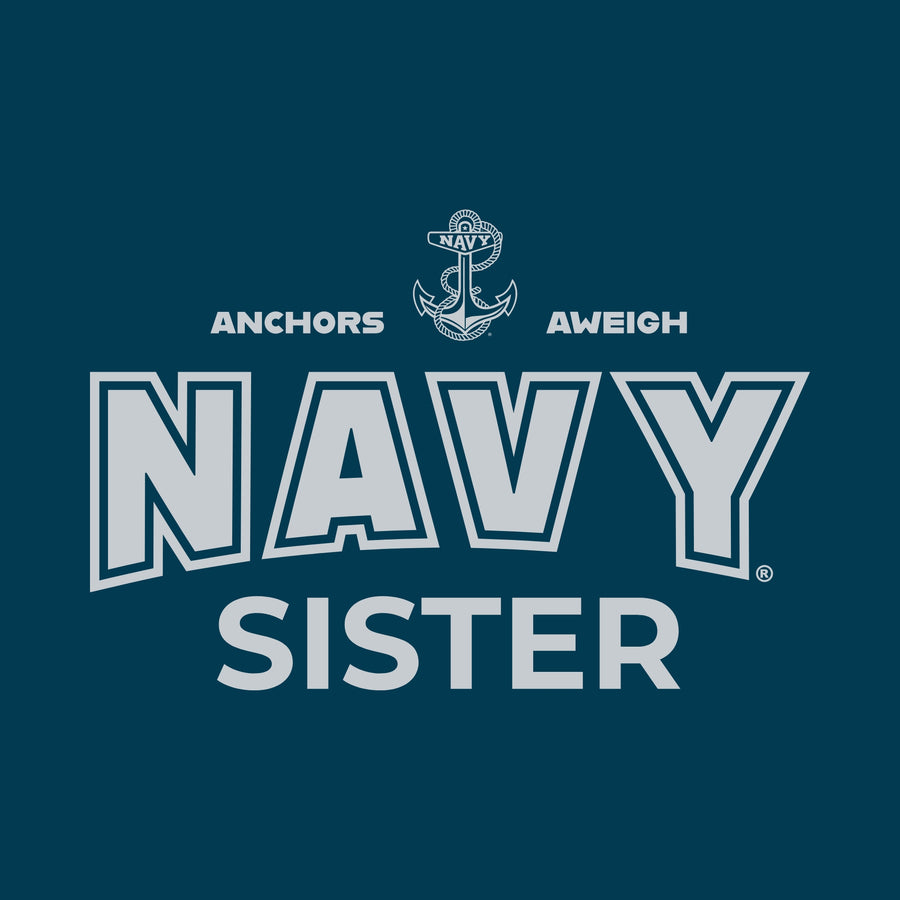 Navy Sister Ladies Crewneck (Blue)