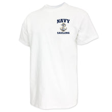 Load image into Gallery viewer, Navy Anchor Sailing T-Shirt