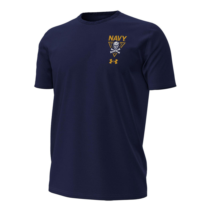 Navy Under Armour 2024 Rivalry Jolly Rogers Navy T-Shirt (Navy)