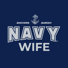 Load image into Gallery viewer, Navy Wife T-Shirt (Navy)