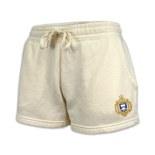 Load image into Gallery viewer, USNA Crest Ladies Fleece Shorts