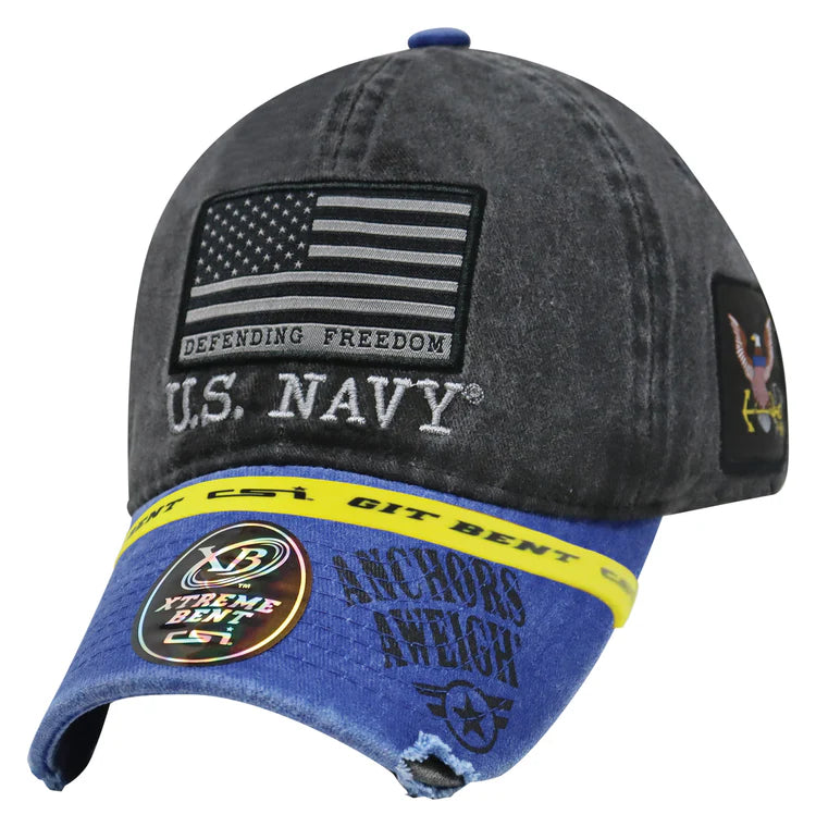 Navy Defending Freedom Xtreme Bent Hat