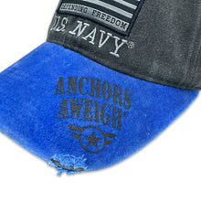 Load image into Gallery viewer, Navy Defending Freedom Xtreme Bent Hat