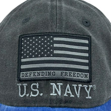 Load image into Gallery viewer, Navy Defending Freedom Xtreme Bent Hat