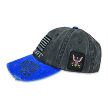 Load image into Gallery viewer, Navy Defending Freedom Xtreme Bent Hat