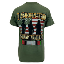 Load image into Gallery viewer, I Served Afghanistan Veteran T-Shirt (OD Green)