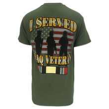 Load image into Gallery viewer, I Served Iraq Veteran T-Shirt (OD Green)