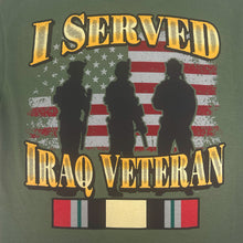 Load image into Gallery viewer, I Served Iraq Veteran T-Shirt (OD Green)