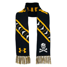 Load image into Gallery viewer, Navy Under Armour 2024 Rivalry Fear The Bones Knit Scarf (Navy)