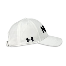 Load image into Gallery viewer, Navy Under Armour 2024 Rivalry Blitzing Adjustable Hat (White)