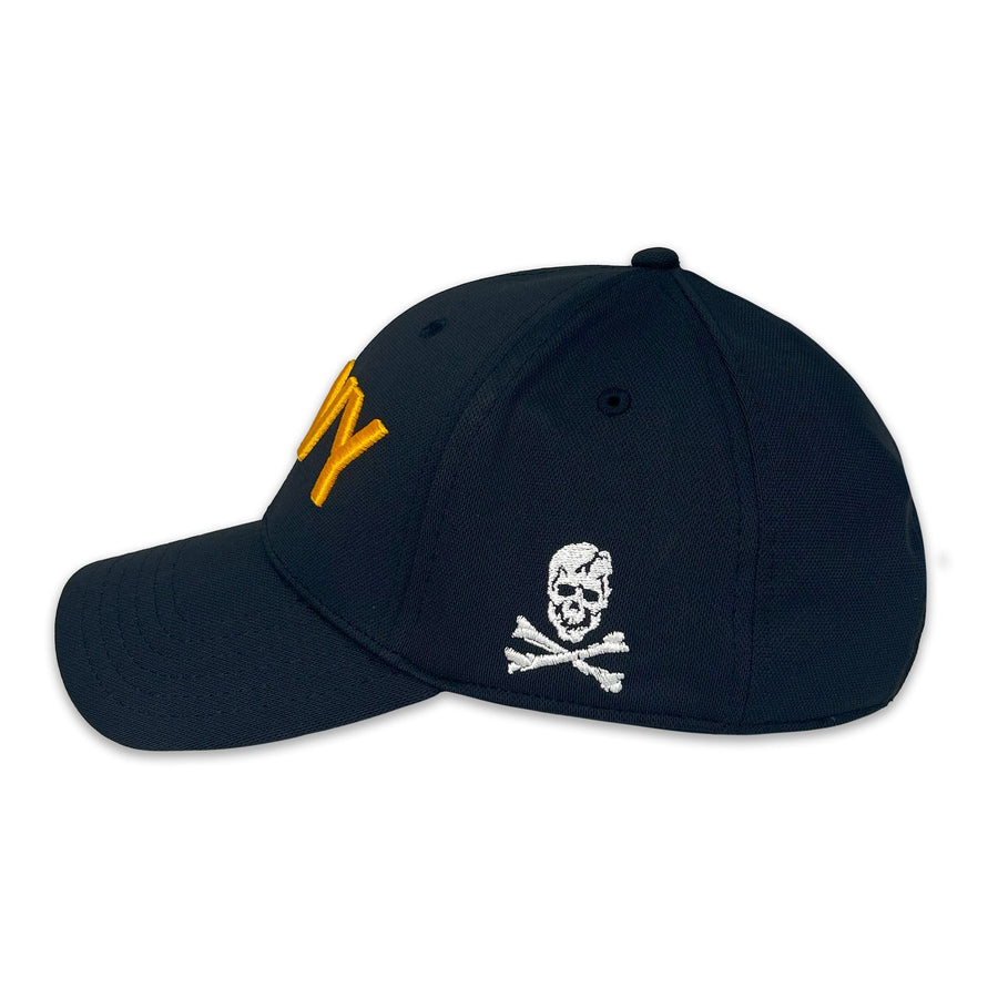 Navy Under Armour 2024 Rivalry Blitzing Adjustable Hat (Navy)