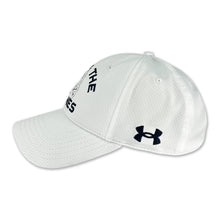 Load image into Gallery viewer, Navy Under Armour Fear the Bones Hat (White)