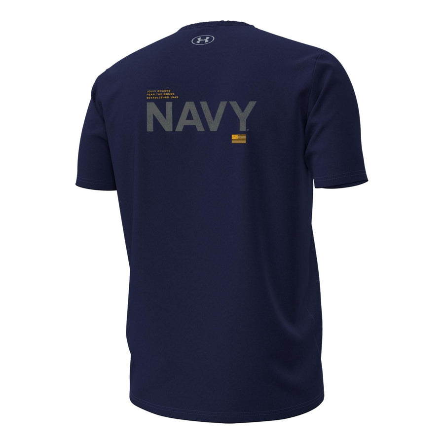 Navy Under Armour 2024 Rivalry Jolly Rogers Navy T-Shirt (Navy)