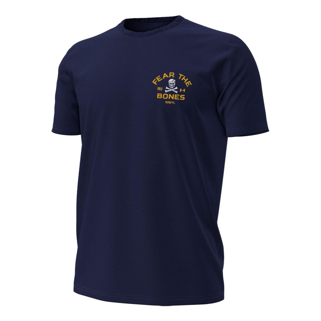 Navy Under Armour 2024 Rivalry Fear the Bones T-Shirt (Navy)