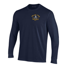 Load image into Gallery viewer, Navy Under Armour 2024 Rivalry 2-Sided Fear the Bones Long Sleeve T-Shirt (Navy)