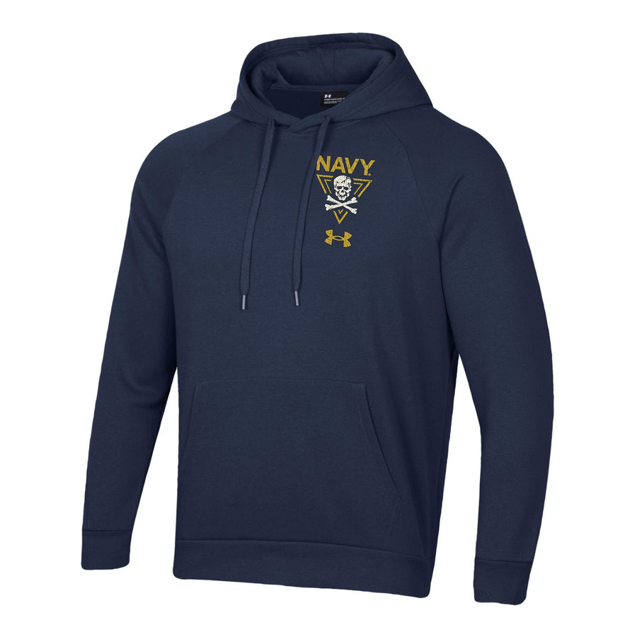 Navy Under Armour 2024 Rivalry Jolly Rogers Navy Fleece Hood (Navy)