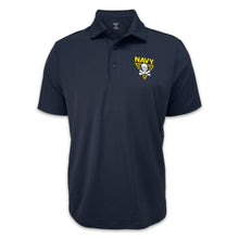 Load image into Gallery viewer, Navy Under Armour 2024 Rivalry Fear the Bones Polo (Navy)