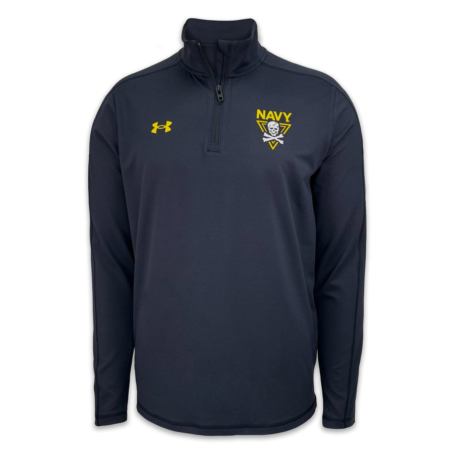 Navy Under Armour 2024 Rivalry Meridian Quarter Zip (Navy)