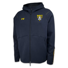 Load image into Gallery viewer, Navy Under Armour 2024 Rivalry Unstoppable Fleece Full Zip Jacket (Navy)