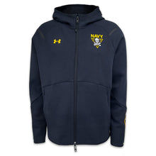 Load image into Gallery viewer, Navy Under Armour 2024 Rivalry Unstoppable Fleece Full Zip Jacket (Navy)