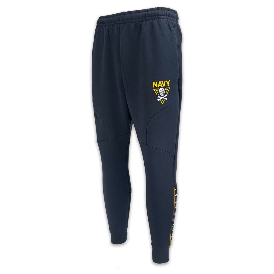 Navy Under Armour 2024 Rivalry Unstoppable Fleece Jogger (Navy)