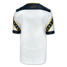 Load image into Gallery viewer, Navy Under Armour 2024 Rivalry Men&#39;s Custom Football Replica Jersey (White)