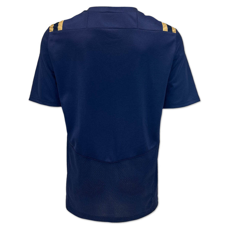 Navy Custom Under Armour Sideline Replica Football Jersey (Navy)