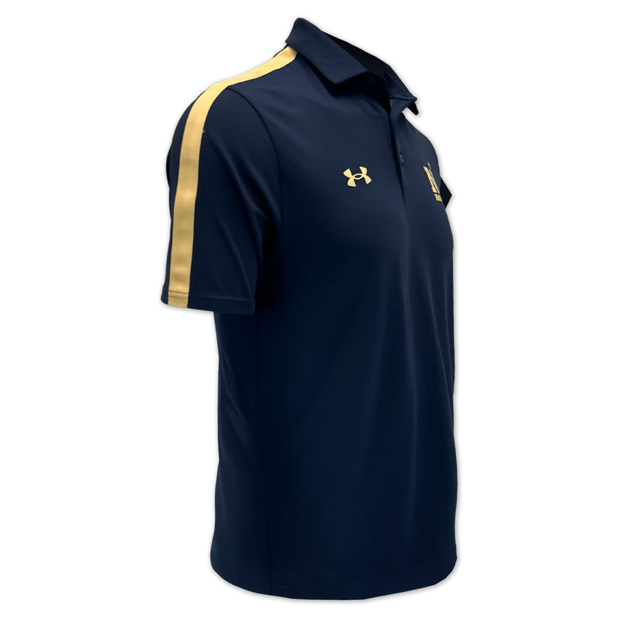 Navy Under Armour Sideline Pinnacle Polo (Navy)