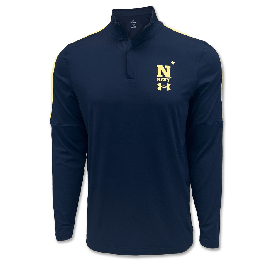 Navy Under Armour Sideline Playoff Quarter Zip (Navy)