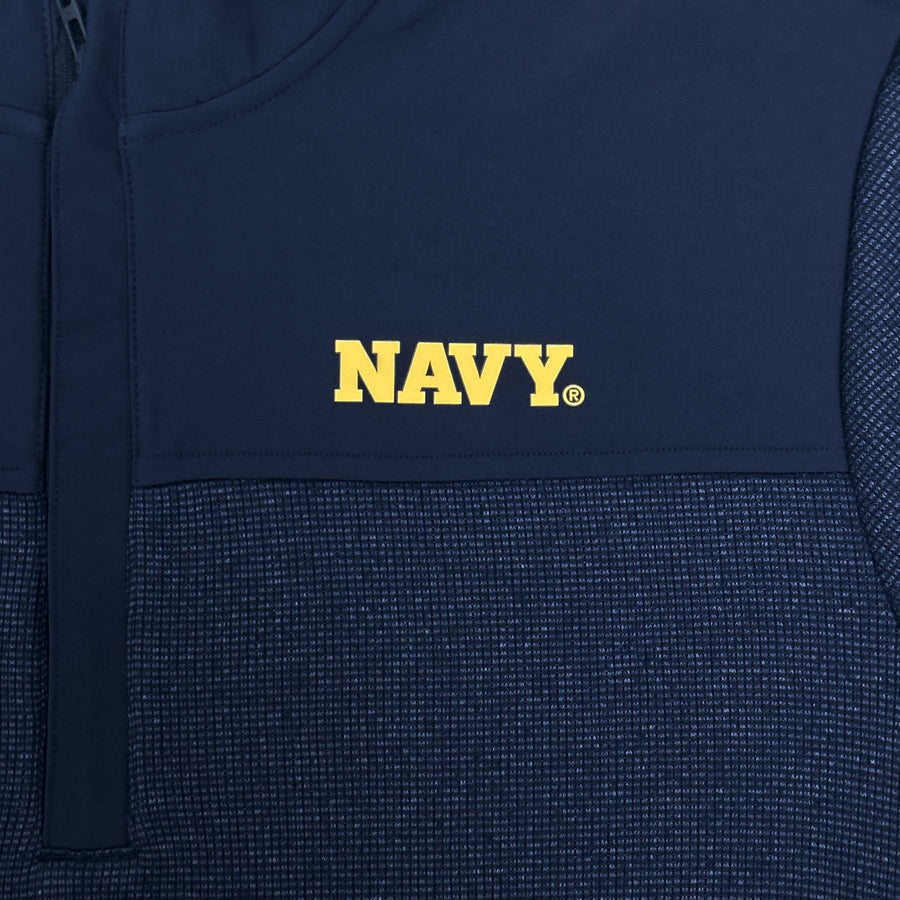 Navy Under Armour Sideline Storm Sweater Fleece Half Zip (Navy)