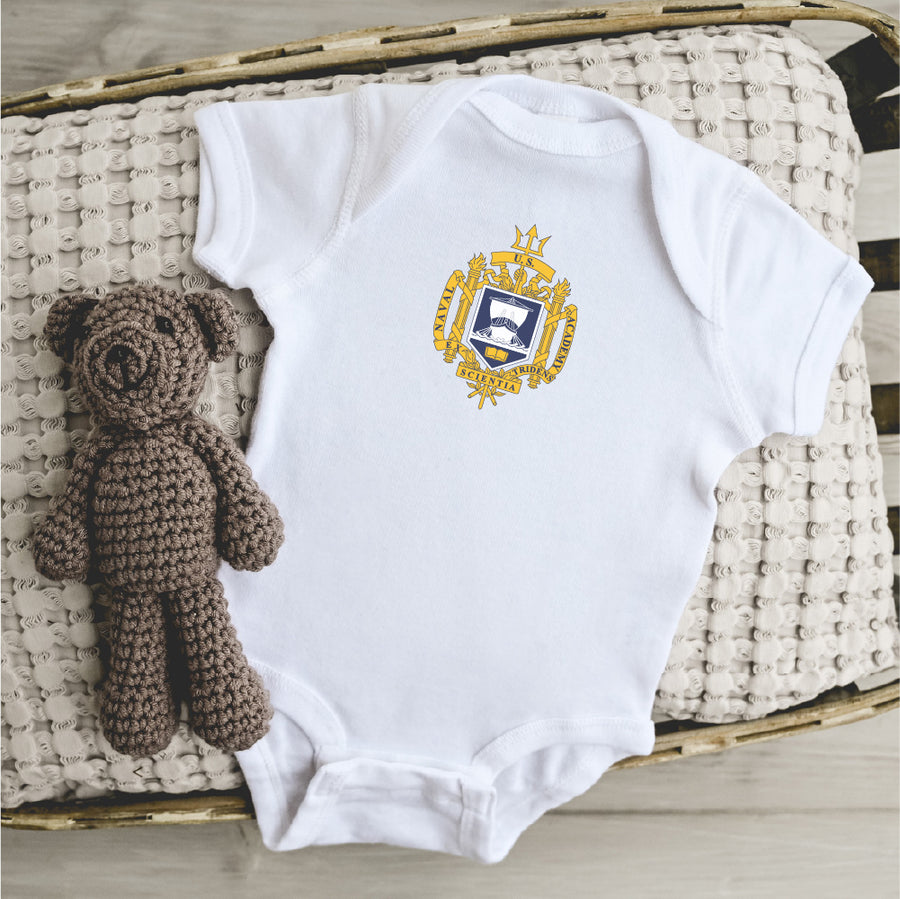 USNA Crest Infant Romper