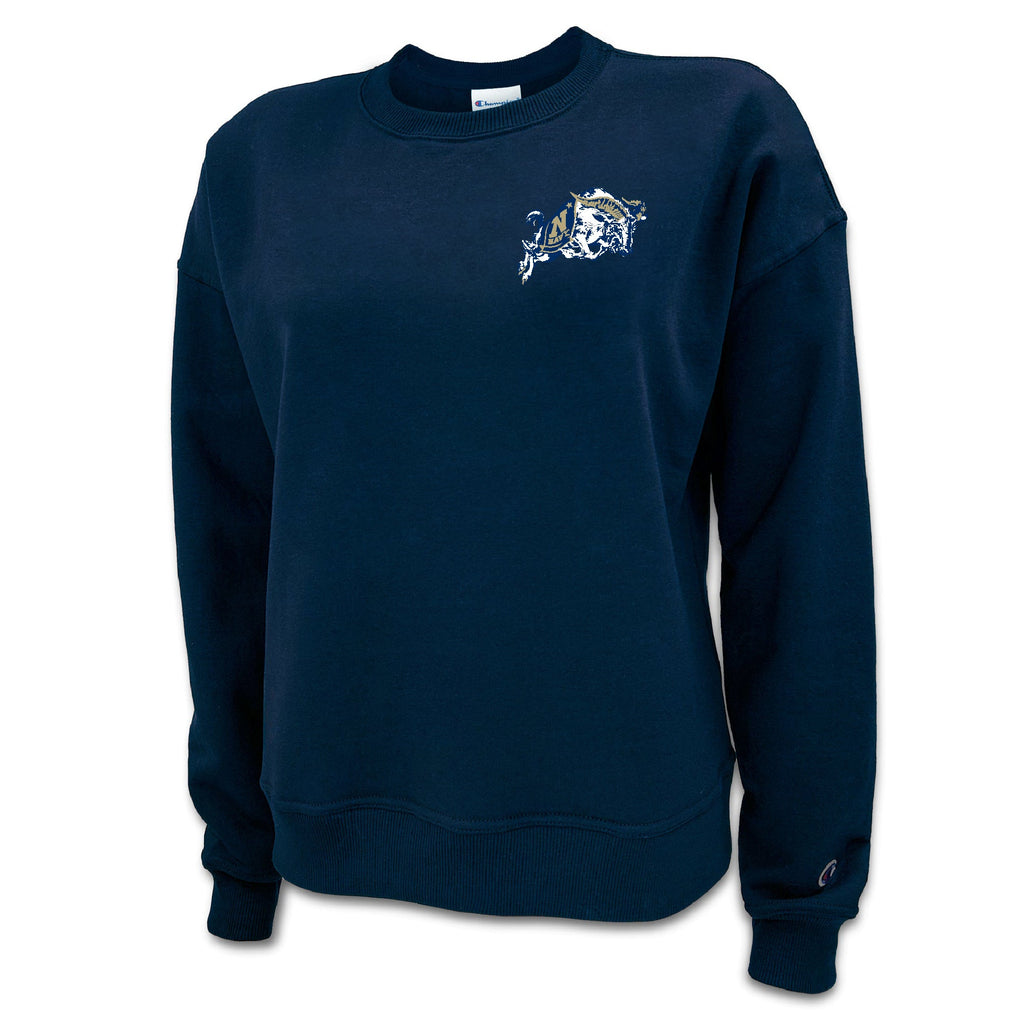 USNA Goat Ladies' Champion Powerblend Crewneck