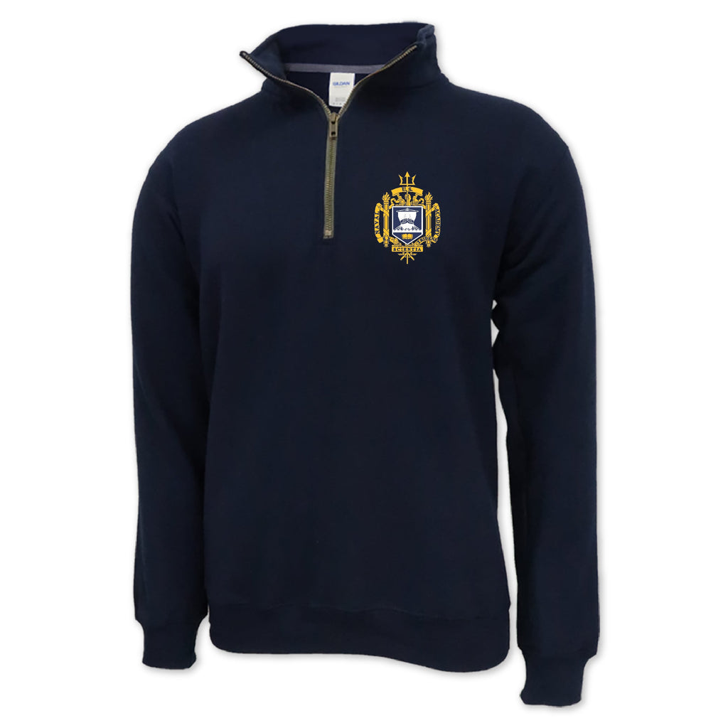 USNA Crest 1/4 Zip