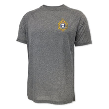 Load image into Gallery viewer, USNA Crest Performance T-Shirt (Grey)