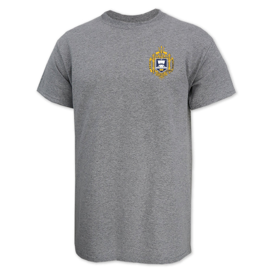 USNA Crest USA Made T-Shirt